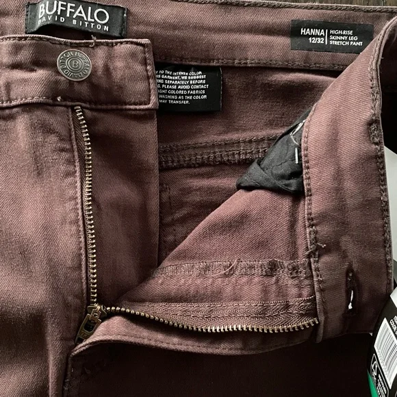 Buffalo David Bitton Hanna High-Rise Skinny Leg Stretch Pants - Picture 8 of 12